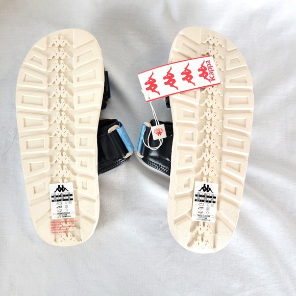 KAPPA 222 Banda Aster 5 Unisex Slides Lt Beige/Azure/Black - NWT main image 6